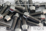 Titanschrauben | Silber | M10 | DIN 912 | Gr.5 |...