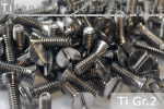 Titanium Bolts | Silver | M2 | DIN 963 | Gr.2 |...