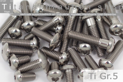 Titanium Bolts | Silver | M3 | ISO 7380 | Gr.5 | Button Head M3x25