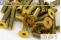 Titanschrauben | Gold | M5 | DIN 7991 | Gr.5 | Senkkopf M5x8