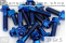 Titanium Bolts | Blue | M6 | ~DIN 6921 | Gr.5 | Hex...