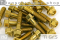 Titanschrauben | Gold | M12x1.25 | ~DIN 6921 | Gr.5 | Sechskant mit Flansch M12x1.25x80