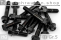 Titanium Bolts | Black | M10x1.25 | ~DIN 6921 | Gr.5 | Hex Flange