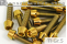 Titanium Bolts | Gold | M10 | DIN 912 | Gr.5 | Tapered Head M10x25