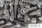 Titanium Bolts | Silver | M8 | DIN 912 | Gr.5 | Cap Head...