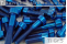 M3 Titanschrauben Blau DIN 912 / ISO 4762 Grade 5 Zylinderkopf Fase Innensechskant