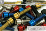 Titanium Bolts | M5x18 | Gr.5 | narrow Cap Head chamfered...