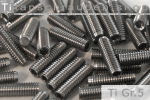 Titanium | Socket Set Screws | Silver | M3 | DIN 913 | Gr.5 | Allen Key