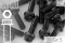 Titanium Bolts | Black | M6 | ~DIN 6921 | Gr.5 | Flanged Hex Head + Allen Key M6x22