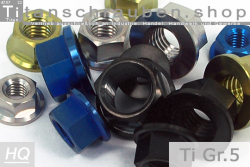 Titanium | Hex Flange Nuts | DIN 6923 | Gr.5